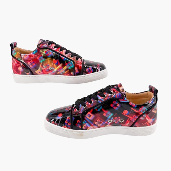 Christian Louboutin Disco Laser Sneakers Size 40 US 10 Louis Junior Orlato - Picture 9 of 14